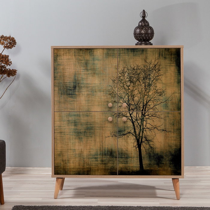 Hanah Home Multilux - 729 Armario Multiusos Roble Sonoma
